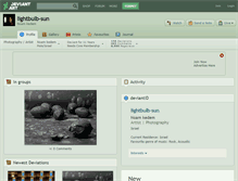 Tablet Screenshot of lightbulb-sun.deviantart.com