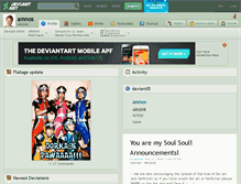 Tablet Screenshot of amnos.deviantart.com