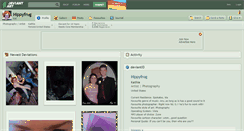 Desktop Screenshot of hippyfrog.deviantart.com