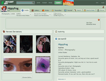 Tablet Screenshot of hippyfrog.deviantart.com