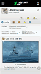 Mobile Screenshot of lioness-nala.deviantart.com
