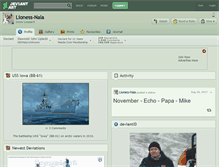 Tablet Screenshot of lioness-nala.deviantart.com