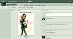 Desktop Screenshot of devineemotions.deviantart.com