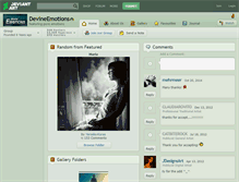 Tablet Screenshot of devineemotions.deviantart.com