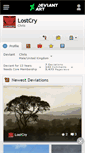 Mobile Screenshot of lostcry.deviantart.com