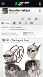Mobile Screenshot of haywire-hakaze.deviantart.com