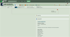 Desktop Screenshot of lady-symphonia.deviantart.com