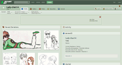 Desktop Screenshot of lady-chan14.deviantart.com