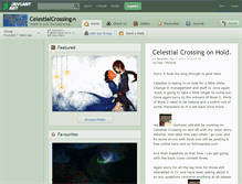 Tablet Screenshot of celestialcrossing.deviantart.com