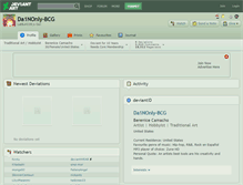 Tablet Screenshot of da1nonly-bcg.deviantart.com