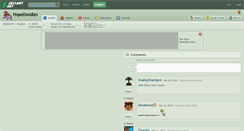 Desktop Screenshot of hopedoodles.deviantart.com