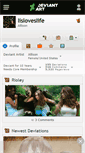 Mobile Screenshot of lisloveslife.deviantart.com