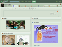 Tablet Screenshot of lisloveslife.deviantart.com