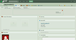 Desktop Screenshot of marchwarden23.deviantart.com