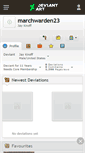 Mobile Screenshot of marchwarden23.deviantart.com