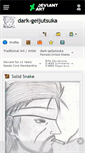 Mobile Screenshot of dark-geijutsuka.deviantart.com