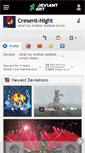 Mobile Screenshot of cresent-night.deviantart.com