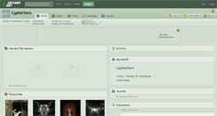 Desktop Screenshot of cypherxero.deviantart.com
