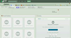 Desktop Screenshot of cheesium.deviantart.com