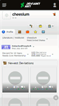Mobile Screenshot of cheesium.deviantart.com