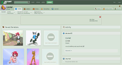 Desktop Screenshot of livriel.deviantart.com