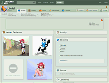Tablet Screenshot of livriel.deviantart.com