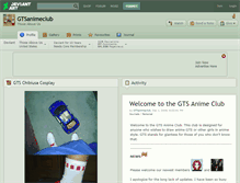 Tablet Screenshot of gtsanimeclub.deviantart.com