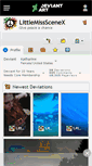 Mobile Screenshot of littlemissscenex.deviantart.com