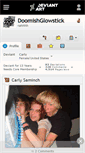 Mobile Screenshot of doomishglowstick.deviantart.com