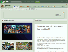 Tablet Screenshot of gandiusz.deviantart.com