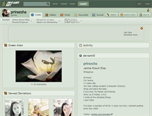 Tablet Screenshot of prinsezha.deviantart.com