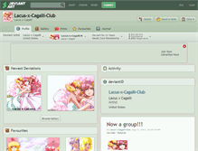 Tablet Screenshot of lacus-x-cagalli-club.deviantart.com