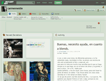 Tablet Screenshot of carmennestle.deviantart.com