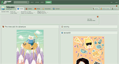 Desktop Screenshot of fatpuppy.deviantart.com
