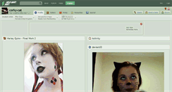 Desktop Screenshot of corky-cat.deviantart.com