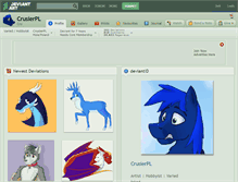 Tablet Screenshot of crusierpl.deviantart.com