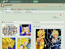 Tablet Screenshot of expertas25.deviantart.com