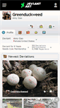 Mobile Screenshot of greenduckweed.deviantart.com