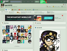 Tablet Screenshot of alan26930.deviantart.com