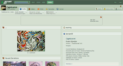 Desktop Screenshot of capricorn4.deviantart.com