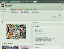 Tablet Screenshot of capricorn4.deviantart.com