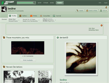Tablet Screenshot of bedine.deviantart.com