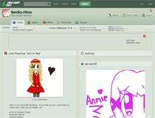 Tablet Screenshot of beniko-hime.deviantart.com