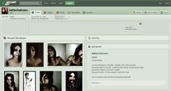 Desktop Screenshot of katiechainsaw.deviantart.com