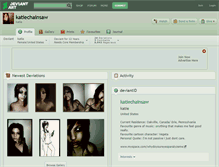 Tablet Screenshot of katiechainsaw.deviantart.com