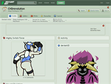 Tablet Screenshot of chdrevolution.deviantart.com