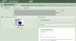 Desktop Screenshot of lightning-duchess.deviantart.com