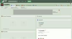 Desktop Screenshot of canadaplz.deviantart.com