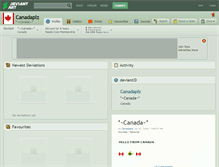 Tablet Screenshot of canadaplz.deviantart.com