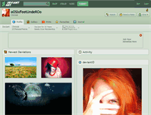 Tablet Screenshot of oosixfeetunderoo.deviantart.com